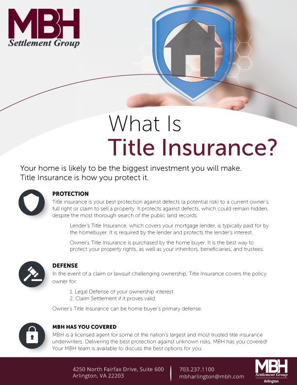 What Is Title Insurance Arlington KBMBH